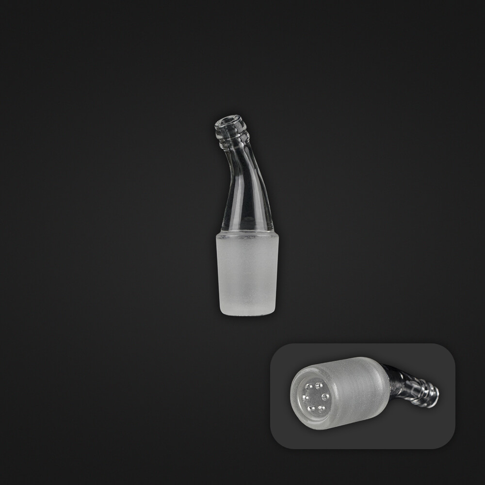 Glass Elbow Adapter w./Glass Screen Glass Elbow Adapter w./Glass Screen