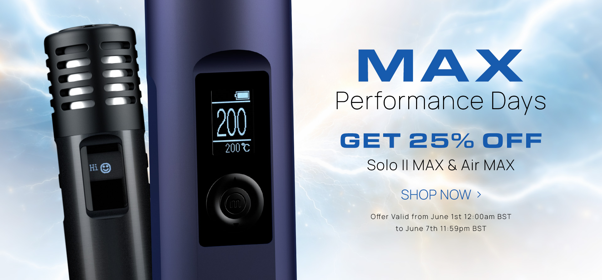 Arizer MAX series sale